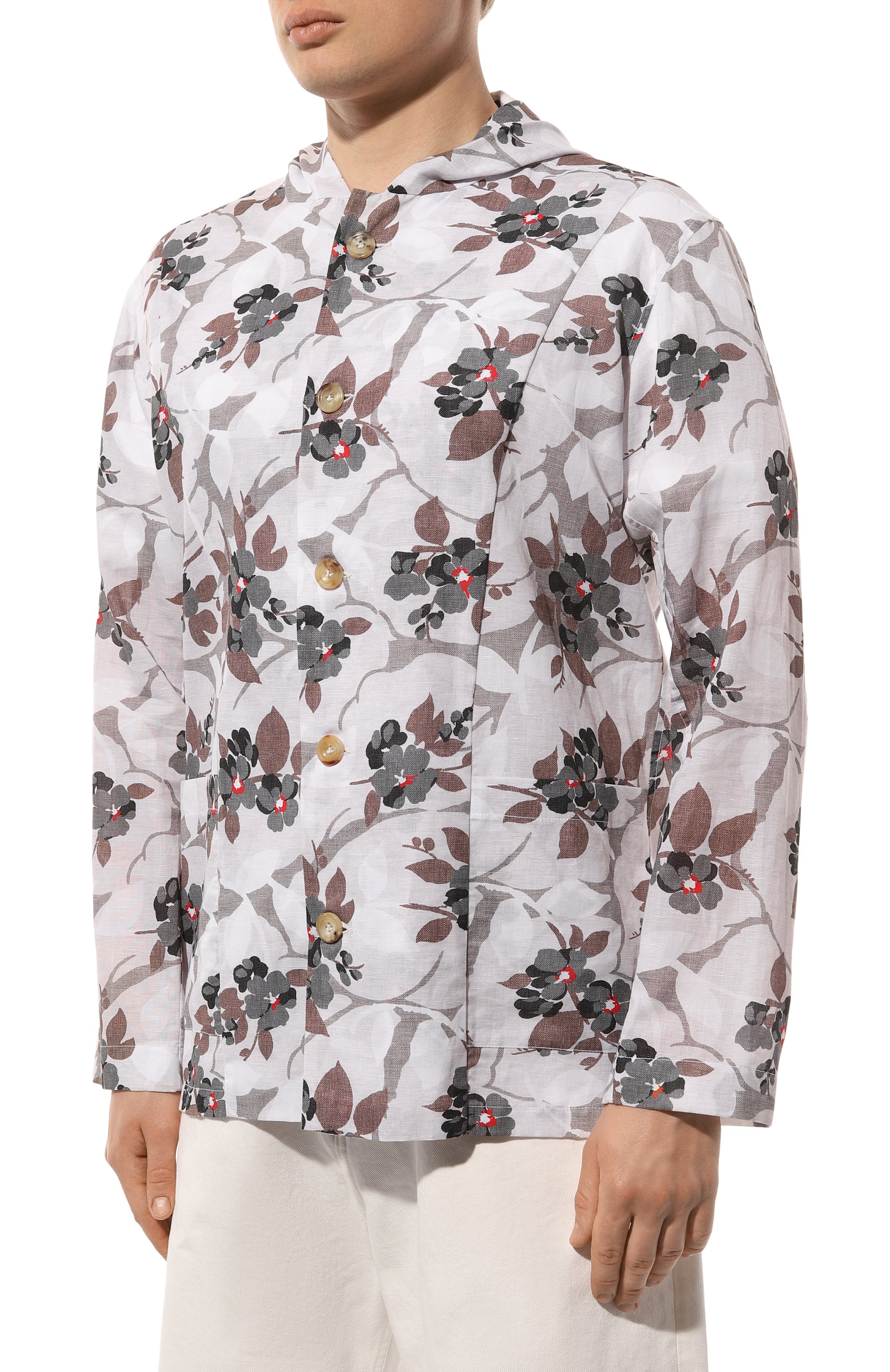 Хлопковая рубашка KITON, арт. UMCLUCAH08906, фото 3