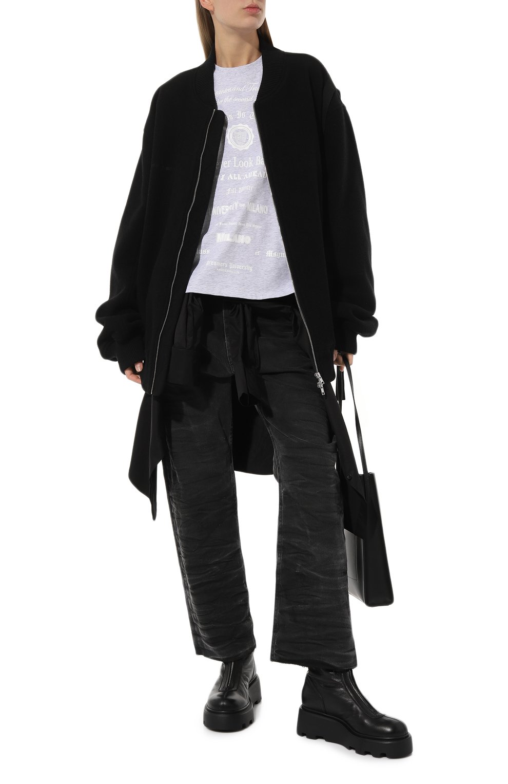 Хлопковый лонгслив MSGM, арт. 3541MDM113/237796, фото 2