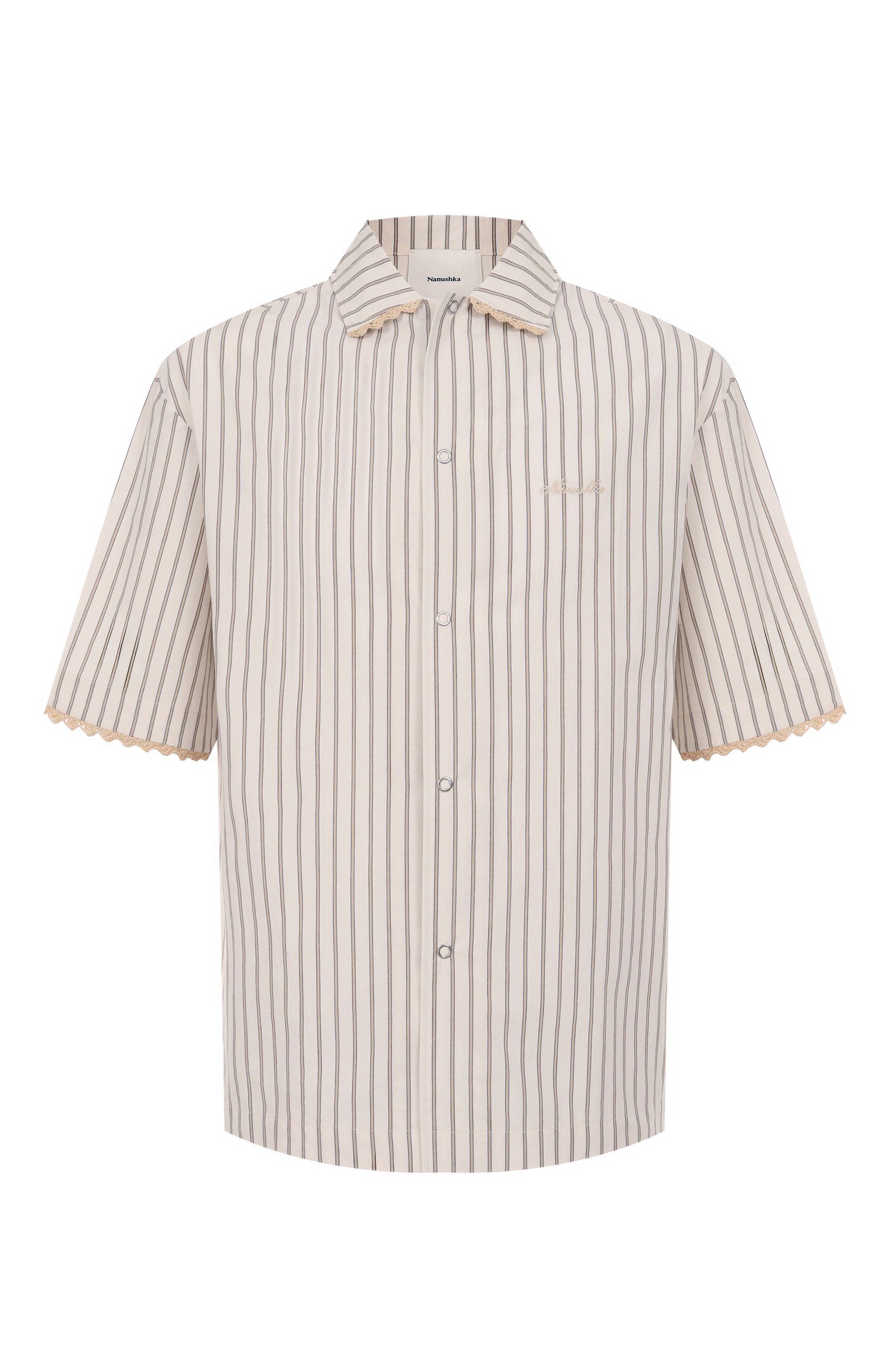 Хлопковая рубашка NANUSHKA, арт. NM25SSTP10105, фото 1