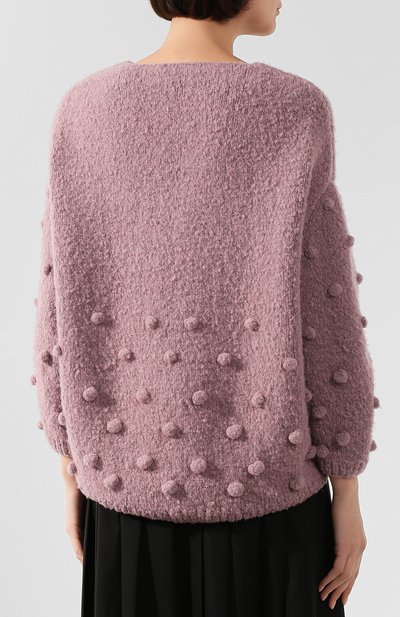 Свитер VIKA GAZINSKAYA розового цвета по цене 64070 руб., арт. FW19-2242, фото 4 Свитер VIKA GAZINSKAYA, арт. FW19-2242, фото 4
