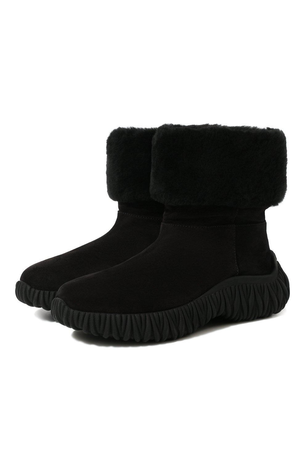 Замшевые сапоги MIU MIU, арт. 5T387D-3A0A-F0002-010, фото 1