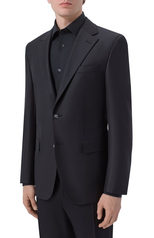 Шерстяной пиджак BOSS Camel 50509910 Чёрный  50509910 Фото 3