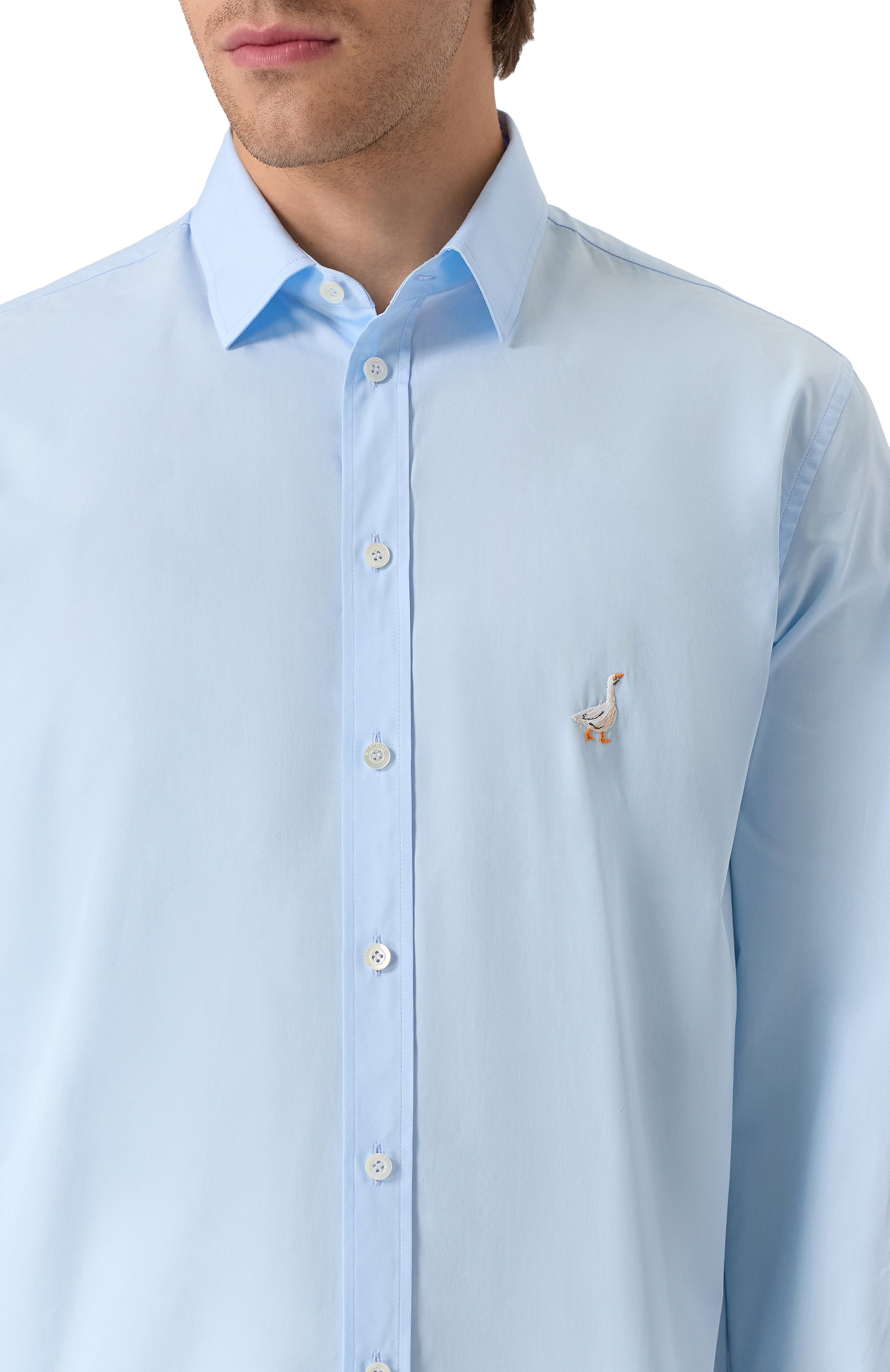 Хлопковая рубашка MOSCHINO, арт. J0223/5235, фото 5