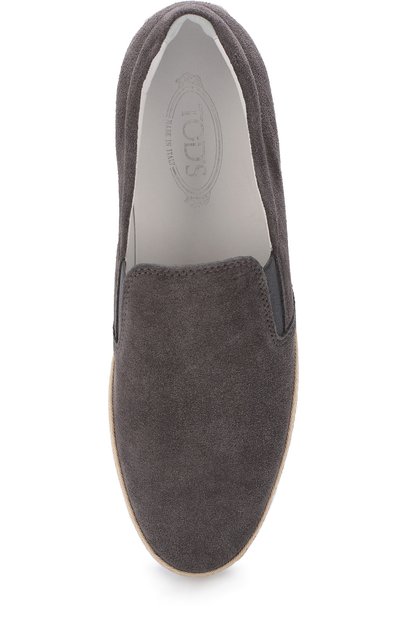 Замшевые слипоны с отделкой TOD’S, арт. XXM0TV0K900RE0B408, фото 5