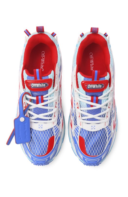 Кроссовки Be Right Back Fishnet Off-White 0MIA295S26FAB004 Синий  0MIA295S26FAB004 Фото 5