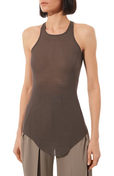 Хлопковая майка RICK OWENS, арт. RP01C5101/RC, фото 3