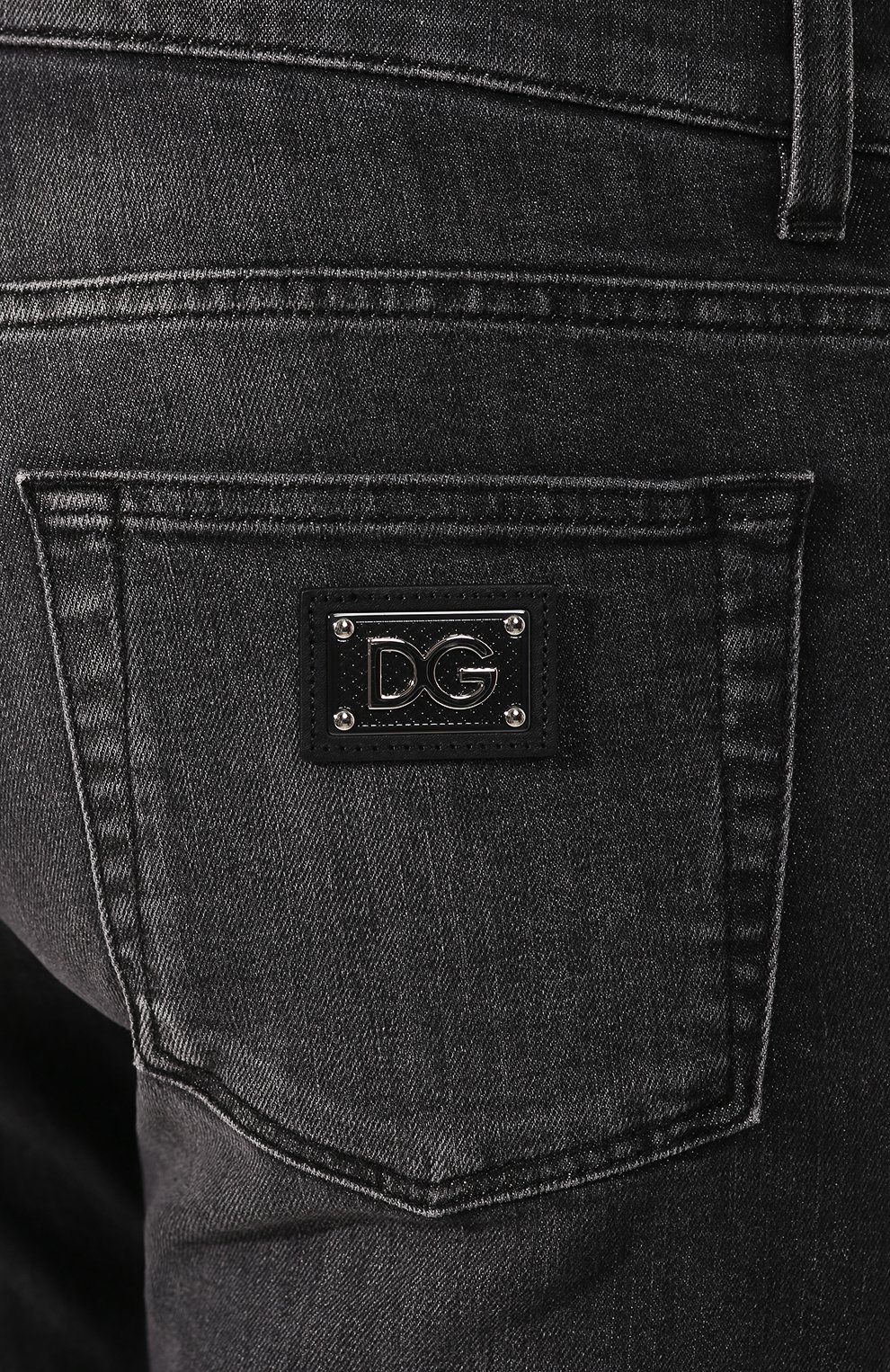 Джинсы DOLCE & GABBANA темно-серого цвета по цене 69350 руб., арт. GY07CD/G8BR4, фото 5 Джинсы DOLCE & GABBANA, арт. GY07CD/G8BR4, фото 5