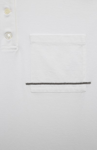 Хлопковое поло BRUNELLO CUCINELLI, арт. B0T81T074C, фото 3