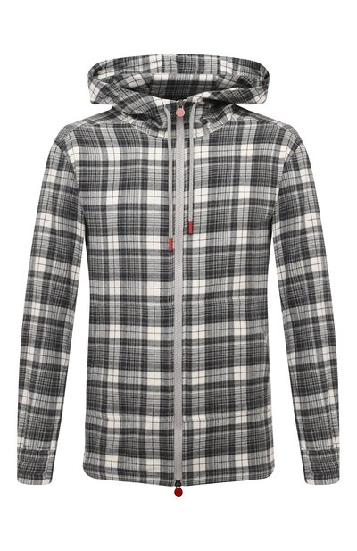 Мужская хлопковая рубашка KITON, арт. UMC010H0907206