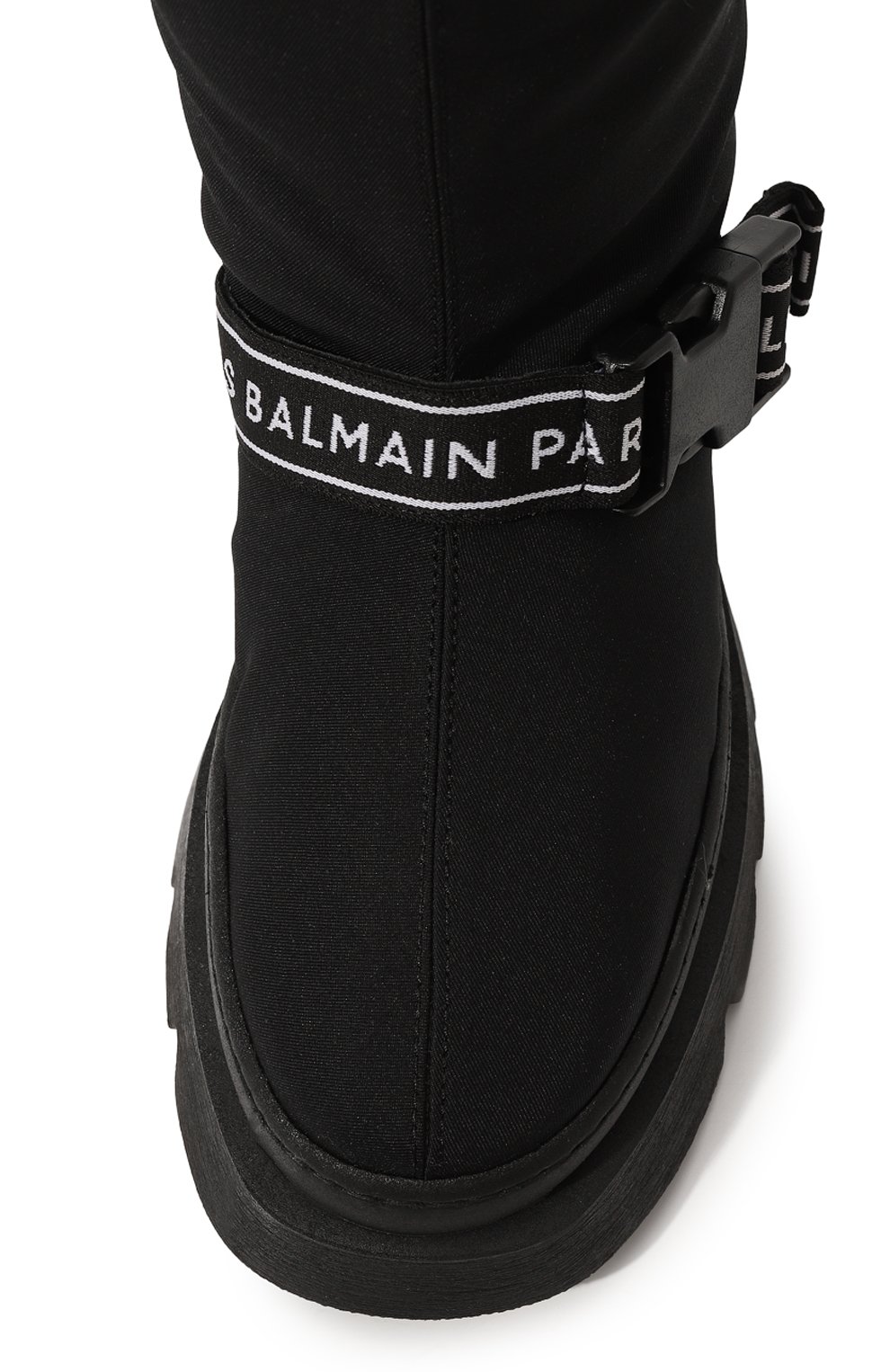 Сапоги BALMAIN черного цвета по цене 69950 руб., арт. BT0R76, фото 4 Сапоги BALMAIN, арт. BT0R76, фото 4