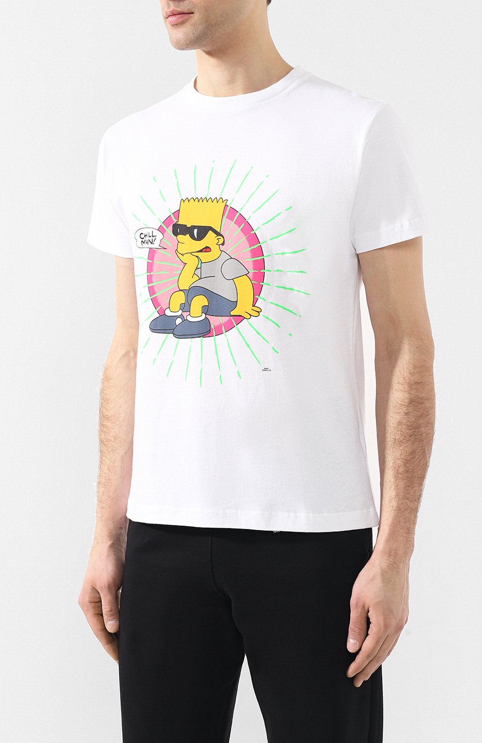 Хлопковая футболка  OFF-WHITE, арт. 0MAA036S191850030188, фото 3