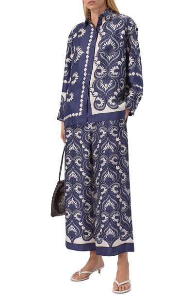 Шелковые брюки WEEKEND MAX MARA, арт. WKD0TTIC0, фото 2