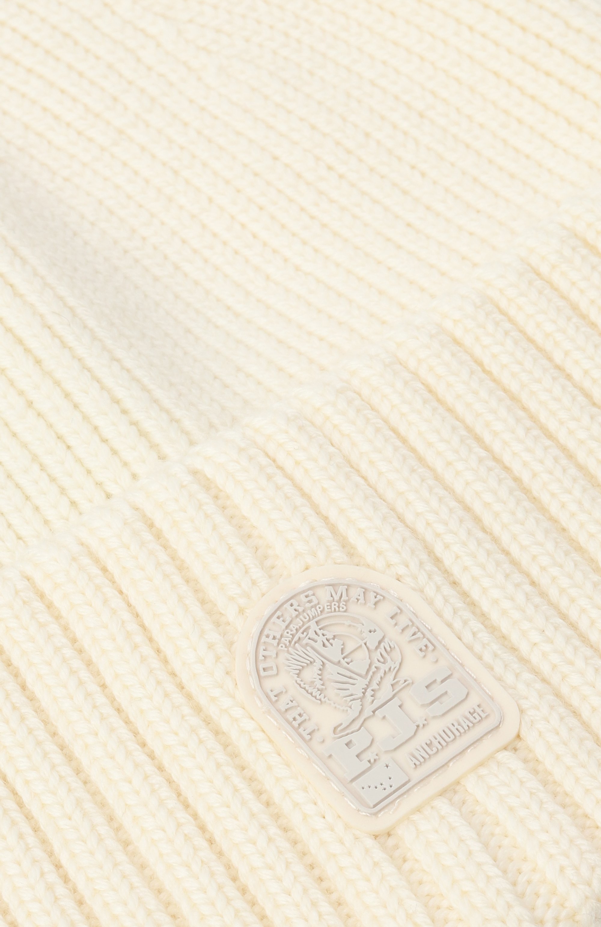 Шерстяная шапка PARAJUMPERS кремового цвета по цене 11850 руб., арт. 25WMPAHAHA12, фото 3 Шерстяная шапка PARAJUMPERS, арт. 25WMPAHAHA12, фото 3