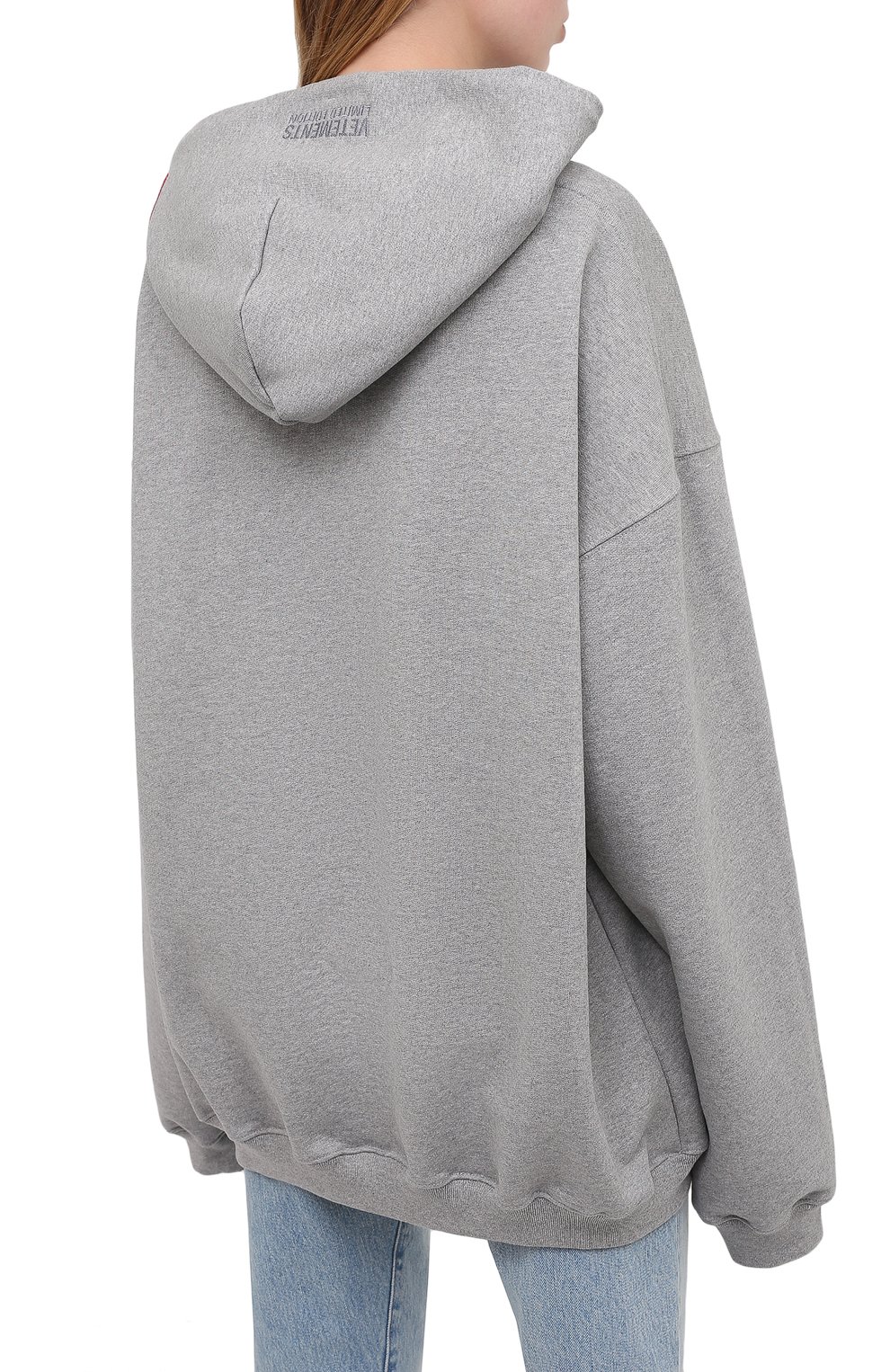 Хлопковое худи VETEMENTS, арт. UE51TR550G 1601/W, фото 4