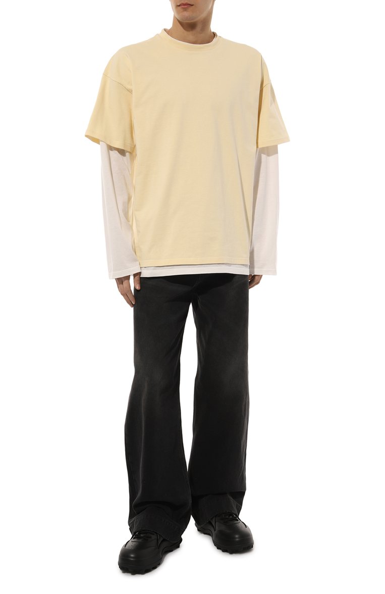 Кожаные кроссовки orb JIL SANDER, арт. J32WS0040/P6244, фото 1