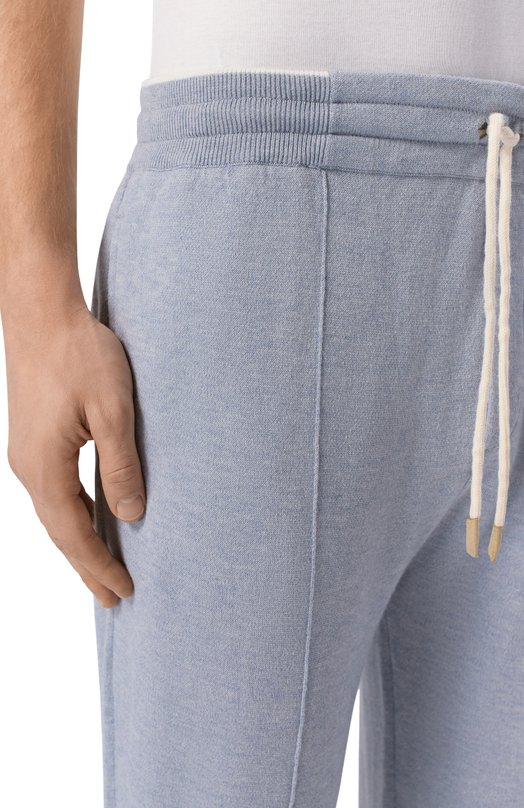 Брюки из хлопка и кашемира Gran Sasso 57141/23202 Серый  57141/23202 Фото 5