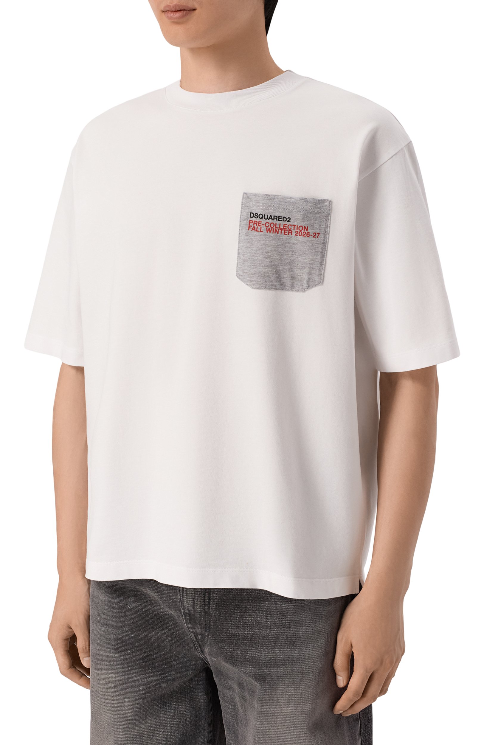 Хлопковая футболка DSQUARED2, арт. S74GD1608/D20033, фото 3