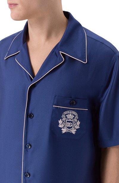 Шелковая рубашка DOLCE & GABBANA, арт. G5KS3Z/GK254, фото 5