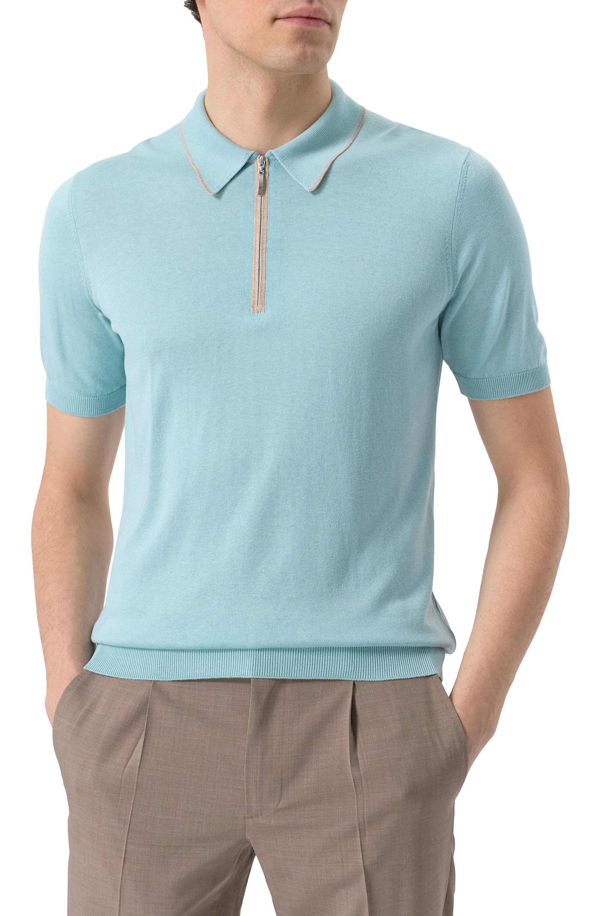 Шелковое поло GRAN SASSO, арт. 43166/23506, фото 3