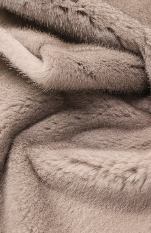 Меховой шарф из норки Giulia Gurman SHSB Бежевый  SHSB Фото 3