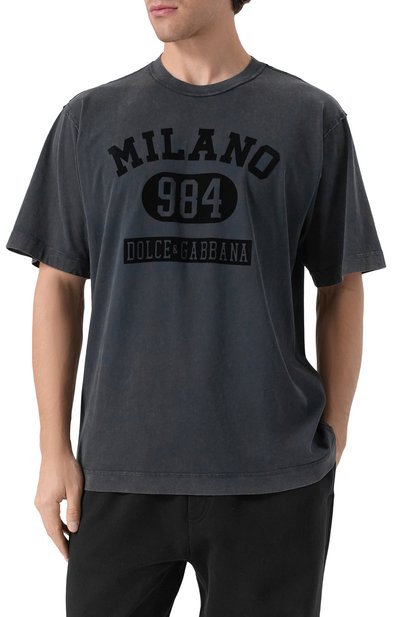 Хлопковая футболка DOLCE & GABBANA, арт. G8RI4T/G7PK9, фото 3
