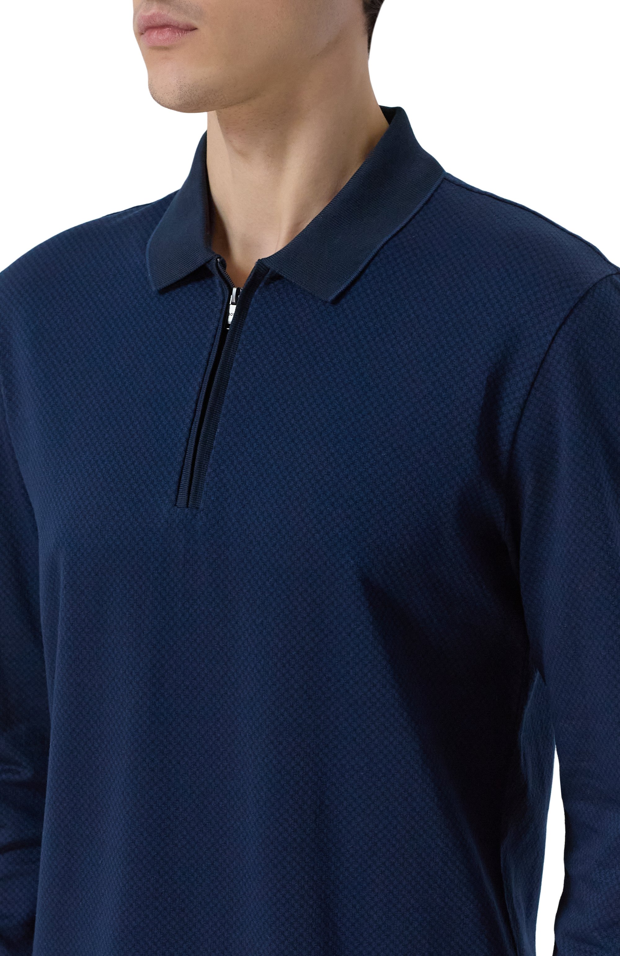 Хлопковое поло BOSS, арт. 50549583, фото 5