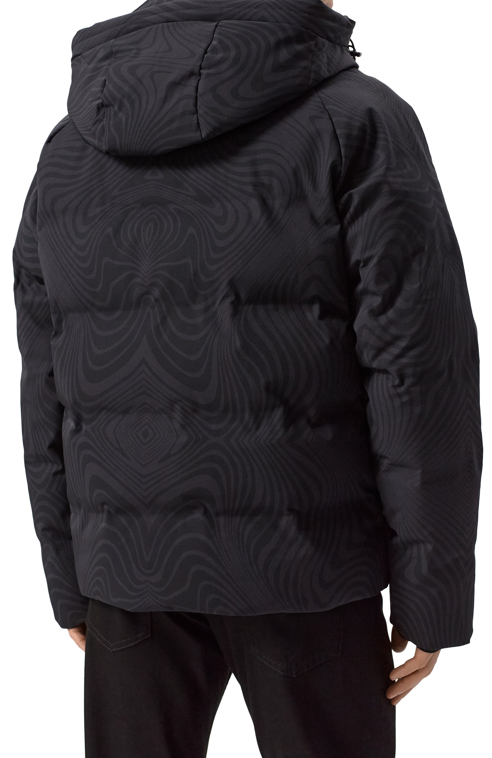 Пуховик EA7 темно-серого цвета по цене 87550 руб., арт. 6DPG18/PNCJZ, фото 4 Пуховик EA7, арт. 6DPG18/PNCJZ, фото 4