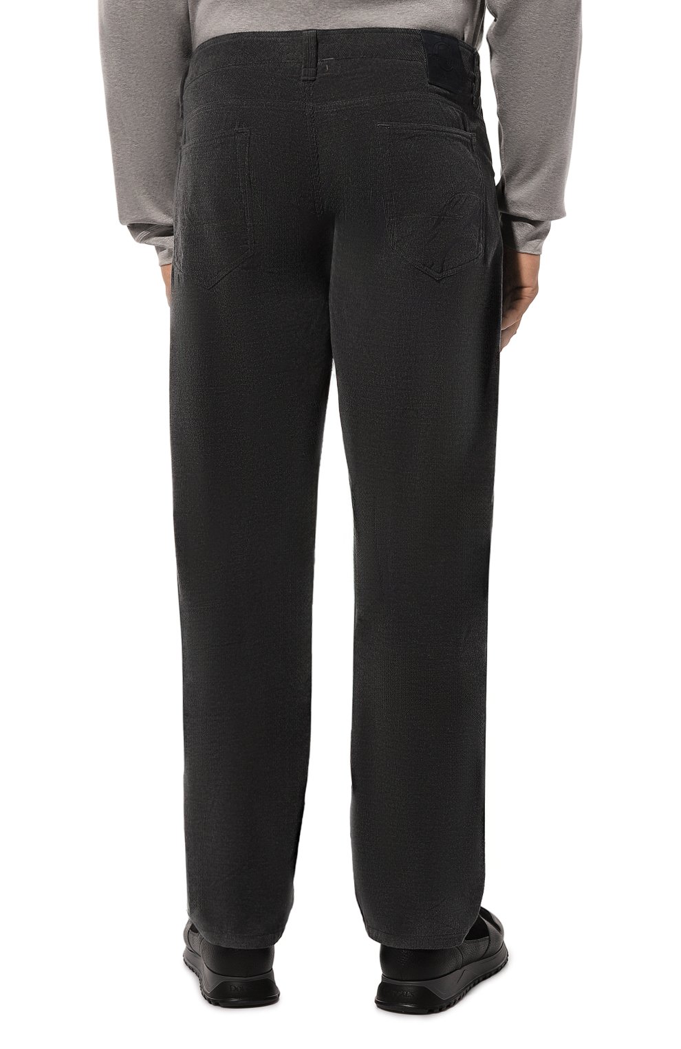 Брюки из хлопка и кашемира CORTIGIANI, арт. 1A3538, фото 4