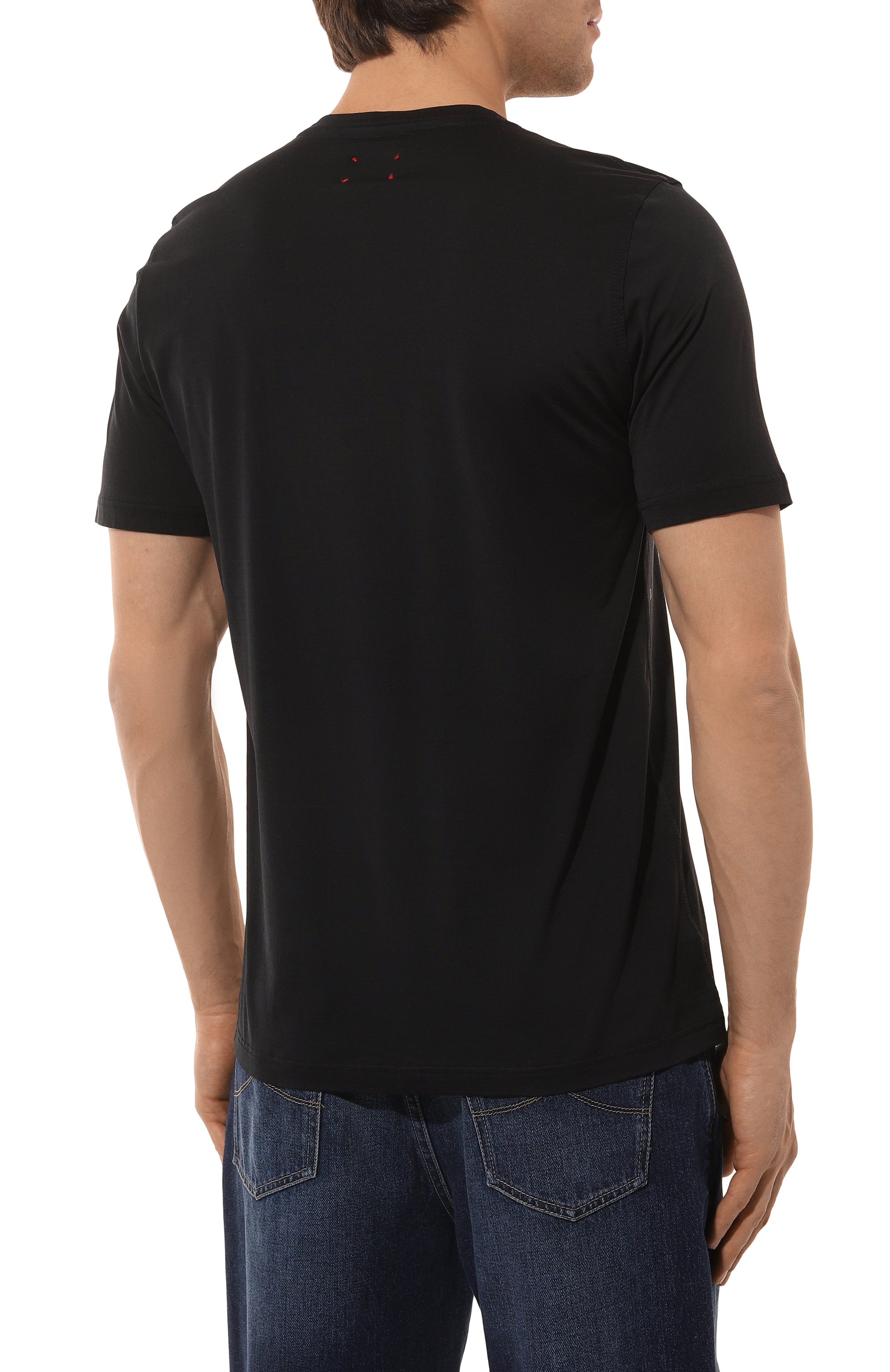 Хлопковая футболка KITON, арт. UMK0490K57, фото 4