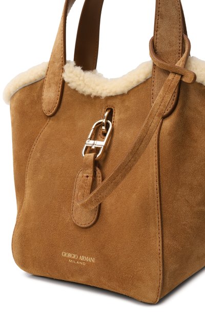 Сумка GIORGIO ARMANI коричневого цвета по цене 299500 руб., арт. GW000820/AF20679, фото 3 Сумка GIORGIO ARMANI, арт. GW000820/AF20679, фото 3