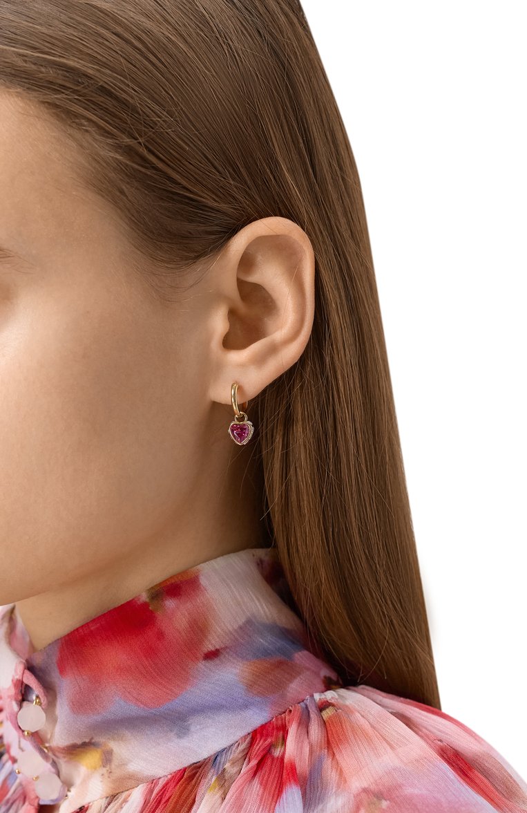Женские серьги chroma SWAROVSKI красного цвета, арт. 5684760 | Фото 2 (Нос: Не проставлено; Материал: Кристаллы, Металл)