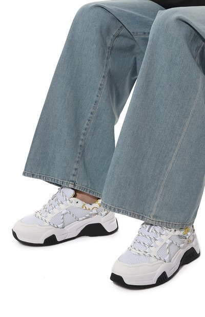 Комбинированные кроссовки VERSACE JEANS COUTURE, арт. 74VA3SF1/ZS675, фото 3