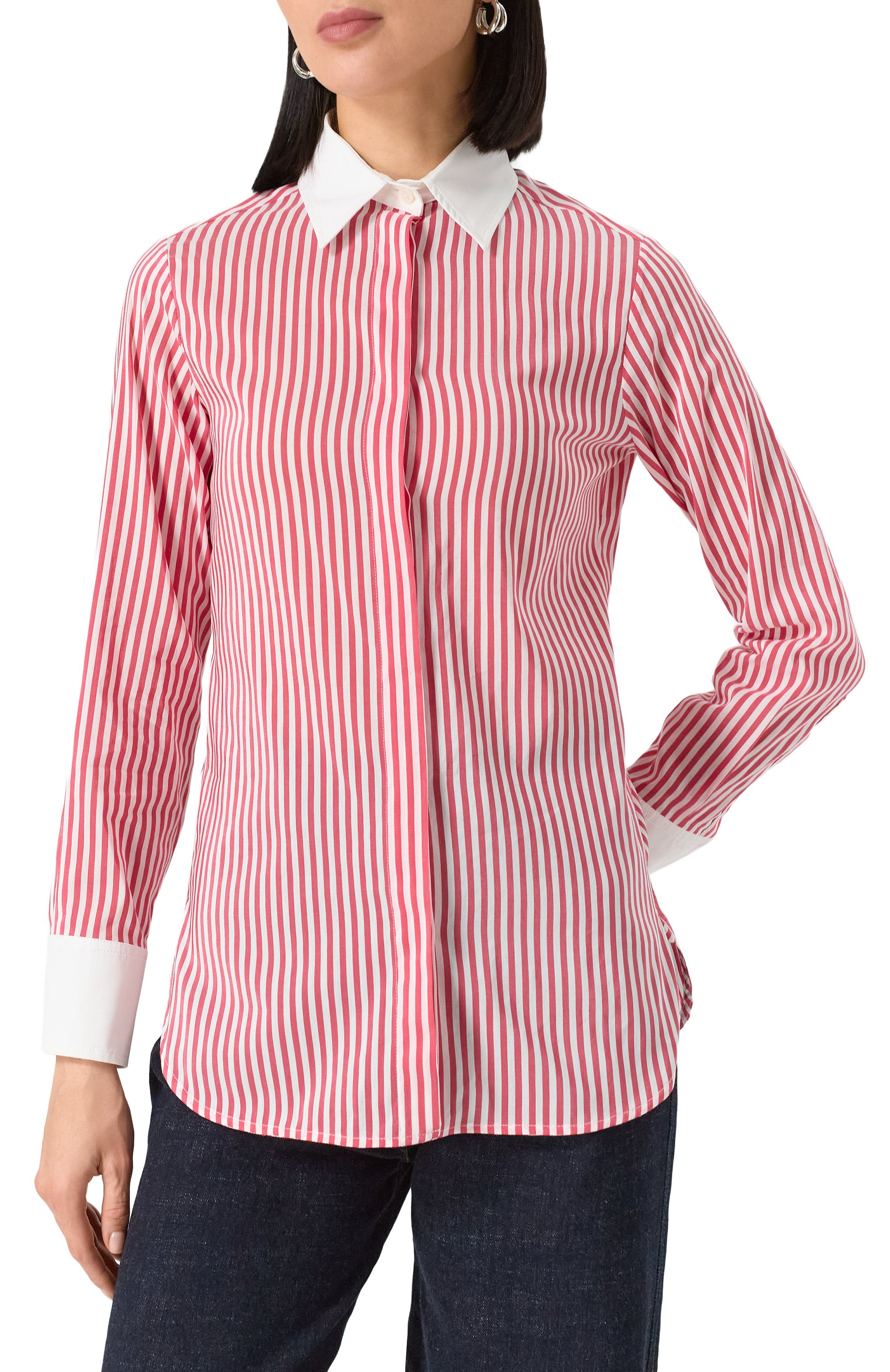 Рубашка из хлопка и шелка KITON, арт. D59429K0965E01, фото 3