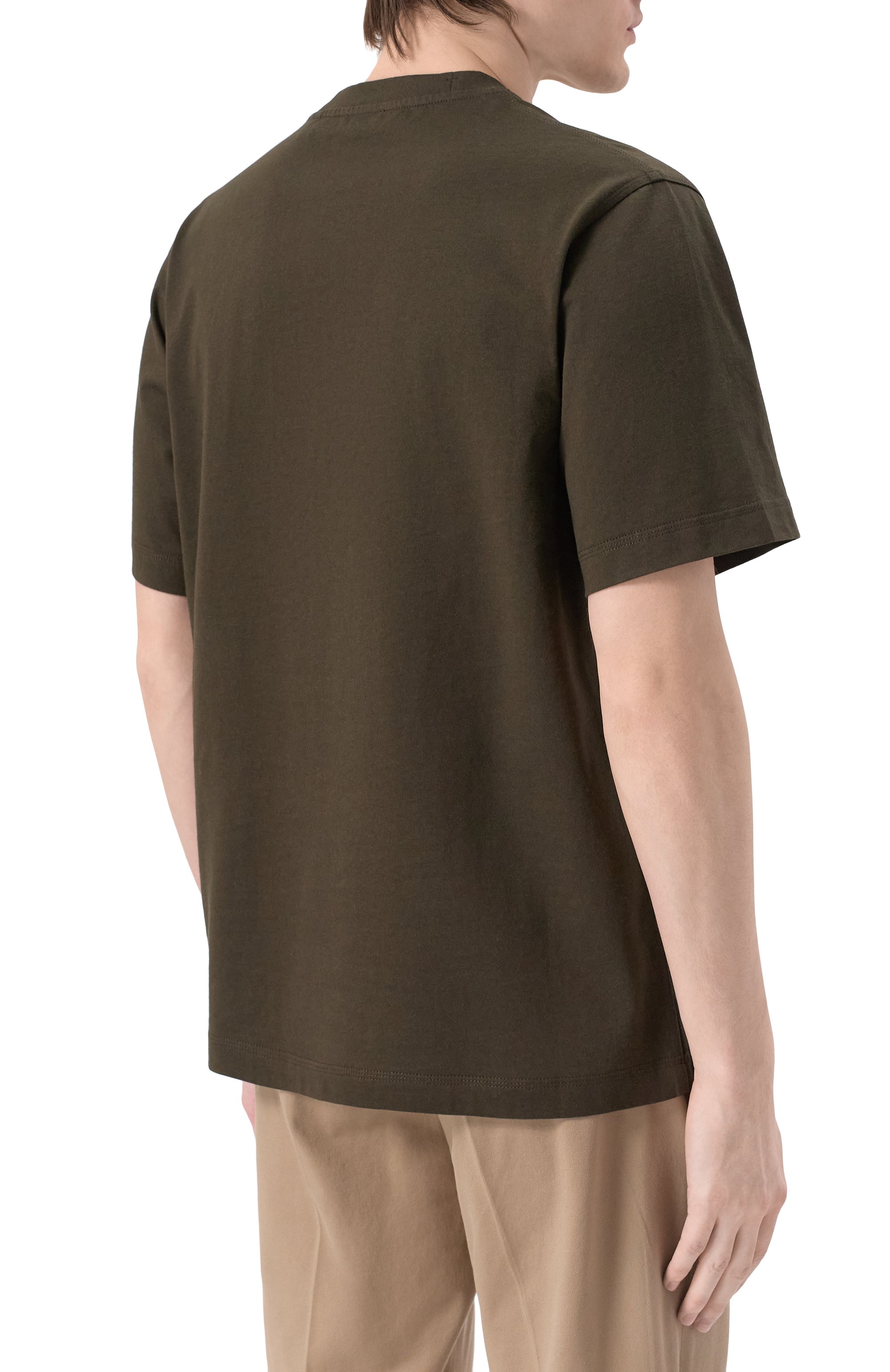 Хлопковая футболка BURBERRY, арт. 8104018, фото 4