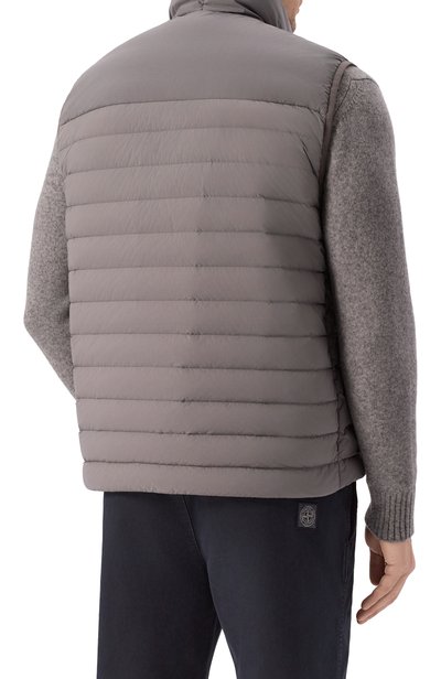 Утепленный жилет STONE ISLAND серого цвета по цене 88300 руб., арт. K2S15G100004/S0183, фото 4 Утепленный жилет STONE ISLAND, арт. K2S15G100004/S0183, фото 4