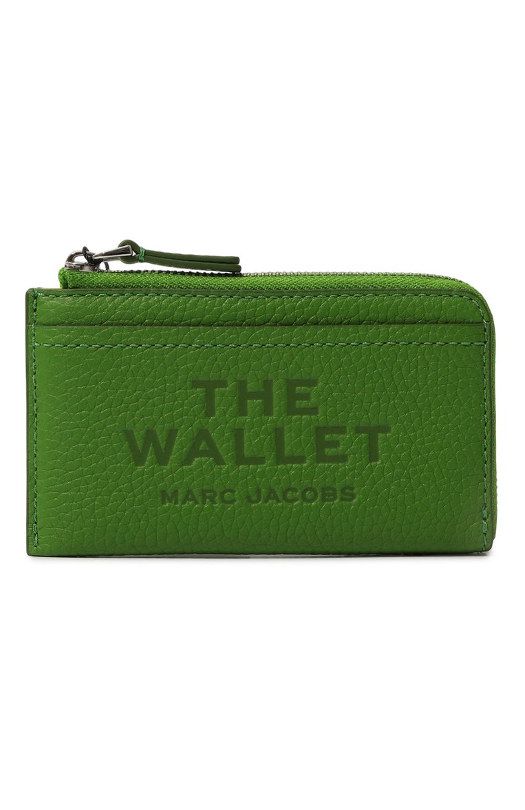 Женский кожаный футляр для кредитных карт MARC JACOBS (THE) зеленого цвета, арт. 2S4SMP010S02 | Фото 1 (Нос: Не проставлено; Материал: Натуральная кожа)