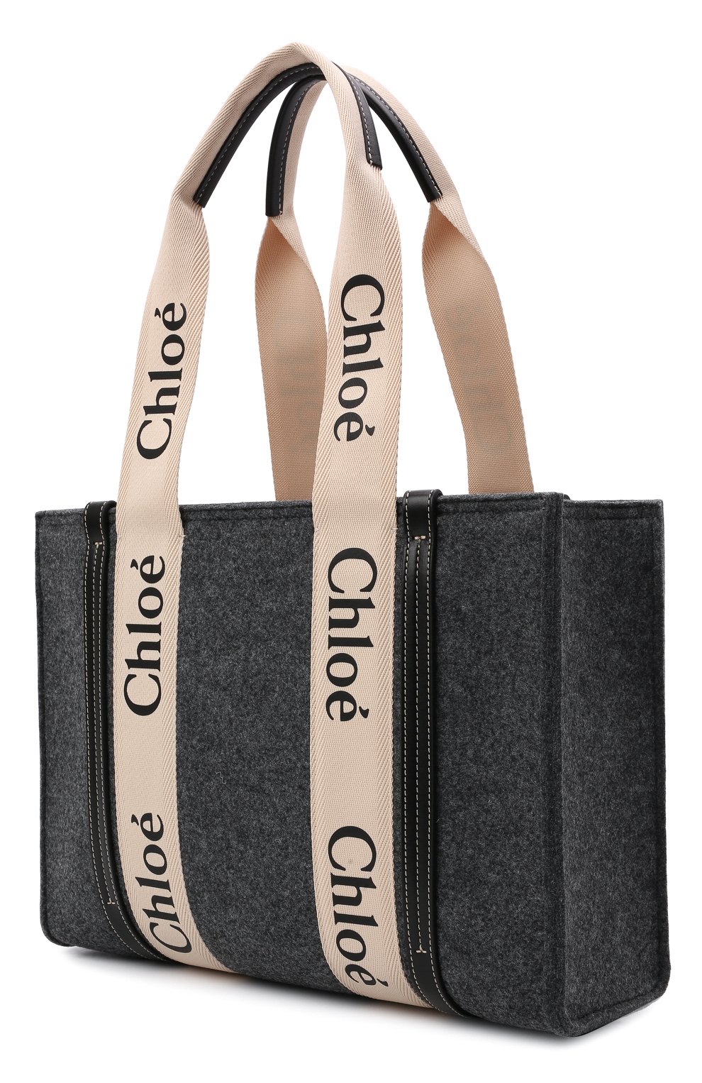 Сумка-тоут woody small CHLOÉ, арт. CHC21WS383F37, фото 3