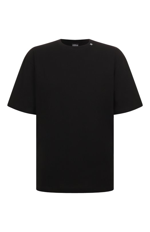 Хлопковая футболка Comme des Fuckdown CFABM01851 Чёрный CFABM01851