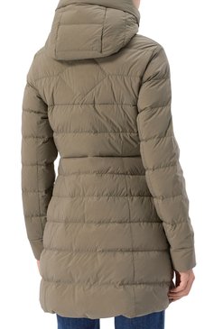 Женский пуховик clair CANADA GOOSE хаки цвета, арт. 2331WB | Фото 4 (Материал сплава: Проставлено; Материал утеплителя: Пух и перо; Длина (верхняя одежда): До середины бедра; Рукава: Длинные; Драгоценные камни: Проставлено; Материал подклада: Синтетический материал; Кросс-КТ: Пуховик; Стили: Кэжуэл; Материал внешний: Синтетический материал)