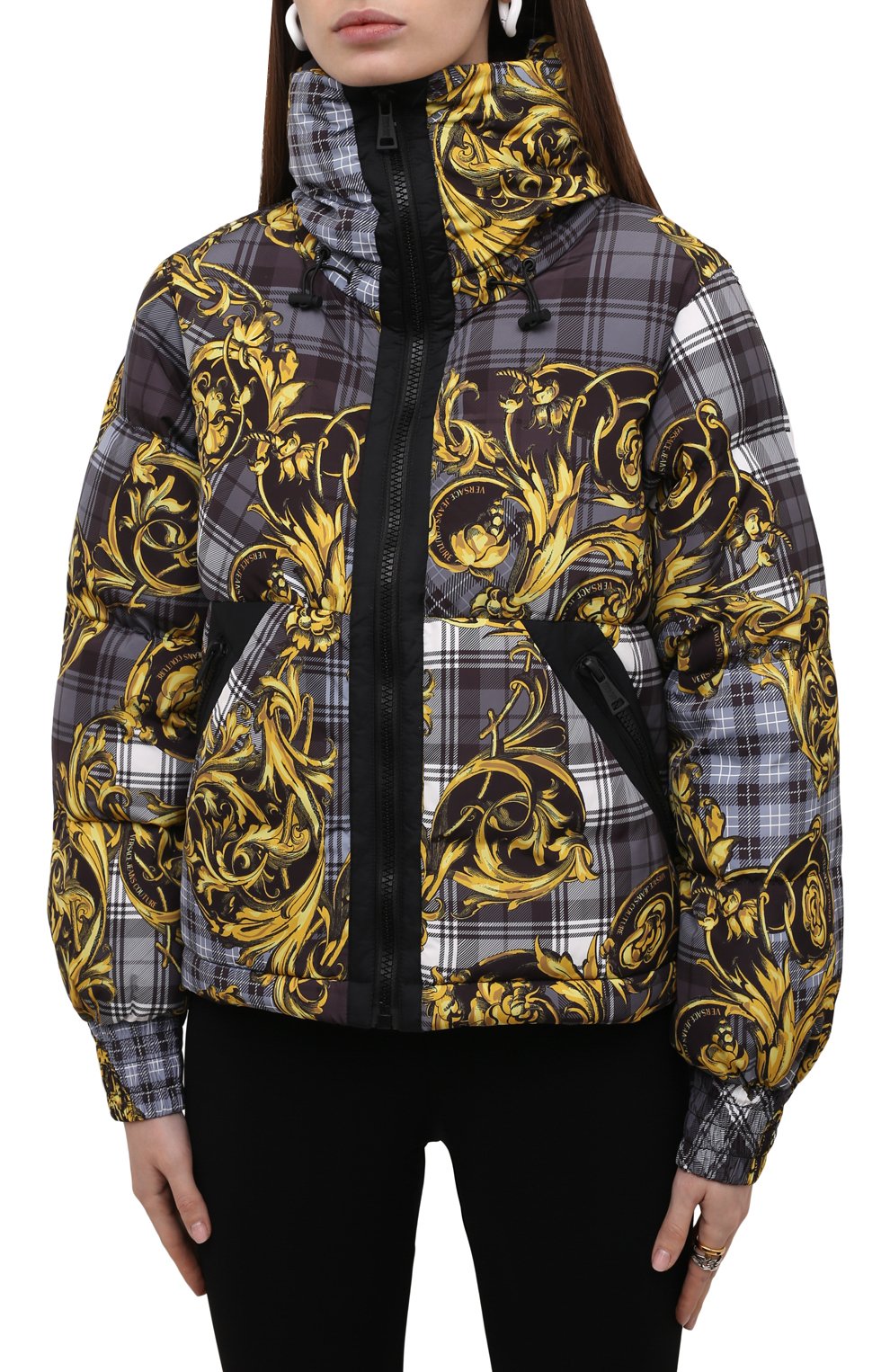 Пуховик VERSACE JEANS COUTURE, арт. 71HAU407-71DP407 50D PRINT HIGHLAND/CQS06, фото 3