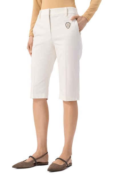 Хлопковые шорты BRUNELLO CUCINELLI, арт. MA126P8869, фото 3