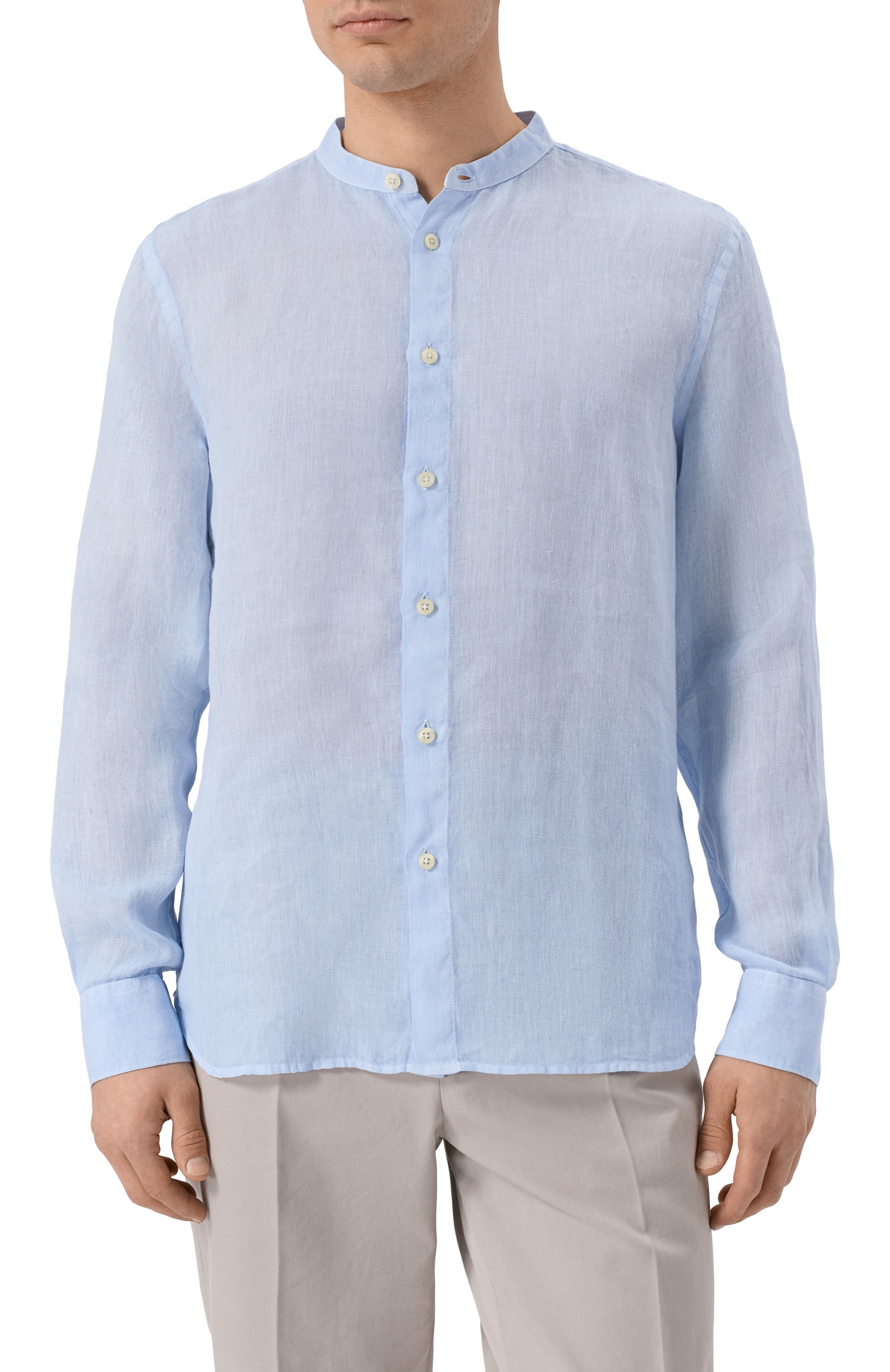 Льняная рубашка 120% LINO, арт. 33ALIM1159/0115/S00, фото 3