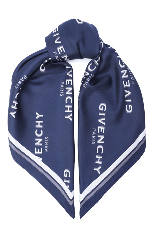 Шелковый платок Givenchy 710009495 Синий 710009495