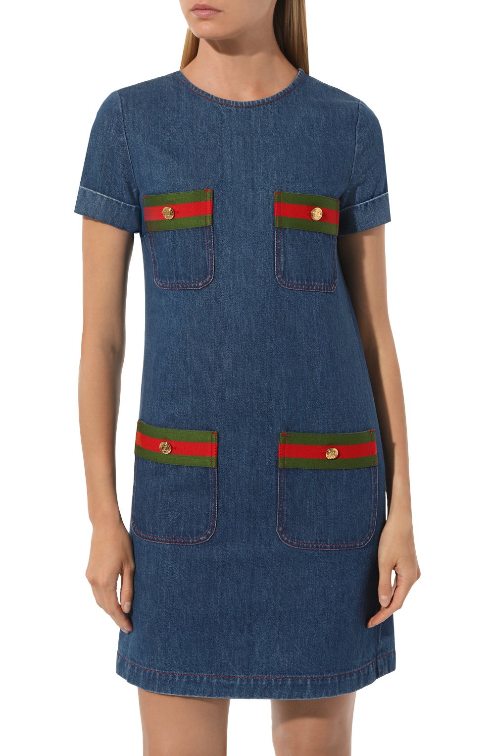 Джинсовое платье GUCCI, арт. 678827 XDBVX, фото 3