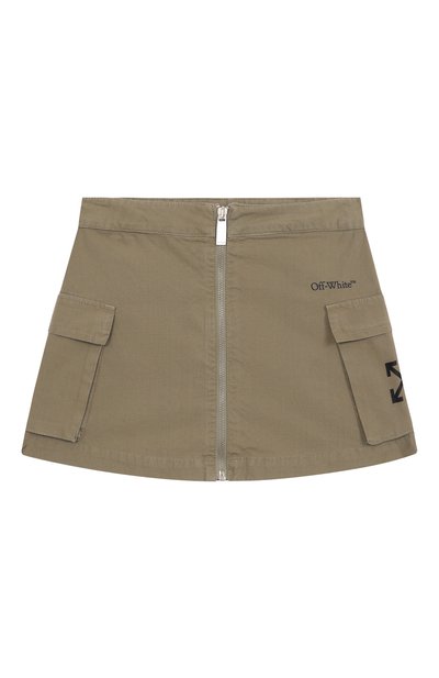 Хлопковая юбка OFF-WHITE, арт. 0GCC027S25FAB001/4-12