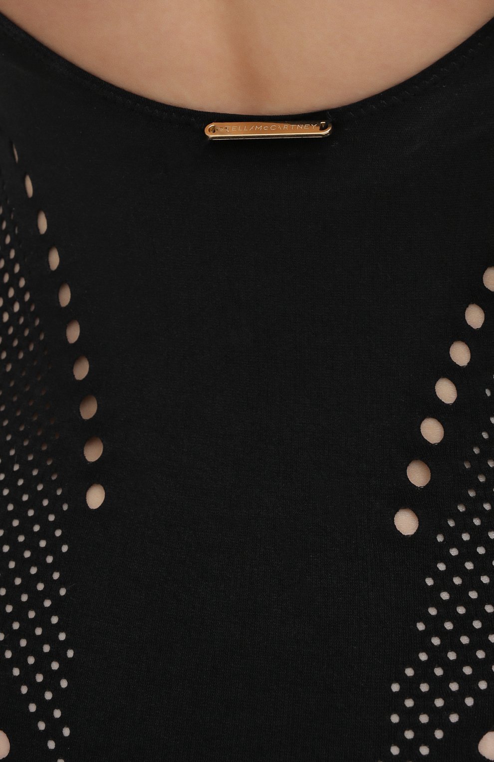 Боди STELLA MCCARTNEY черного цвета по цене 24400 руб., арт. S7BKG1100, фото 4 Боди STELLA MCCARTNEY, арт. S7BKG1100, фото 4
