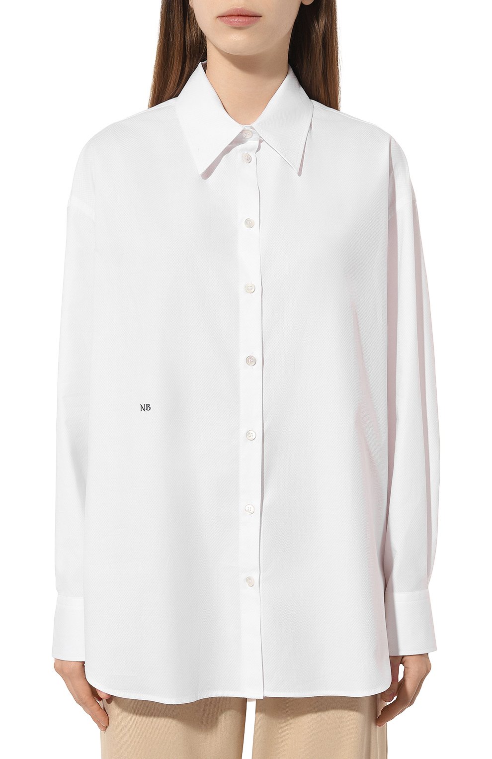 Хлопковая рубашка NOBLE&BRULEE, арт. NB/001NB/632VENEZ, фото 3