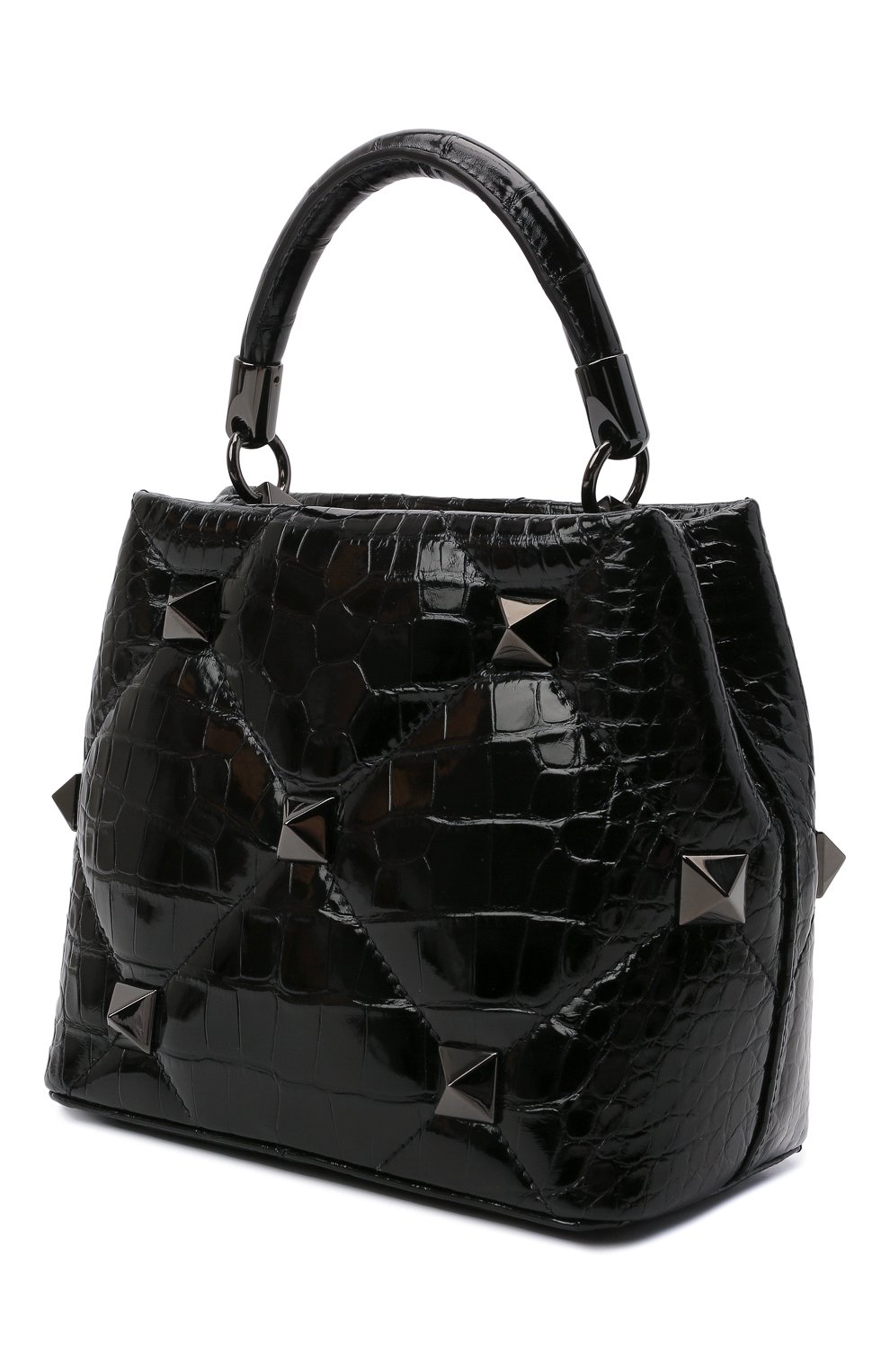 Сумка roman stud small из кожи аллигатора VALENTINO, арт. WW2B0I97/EQW/AMIS, фото 3