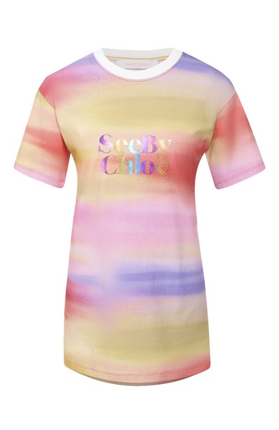 Женская хлопковая футболка SEE BY CHLOÉ, арт. CHS20SJH04110