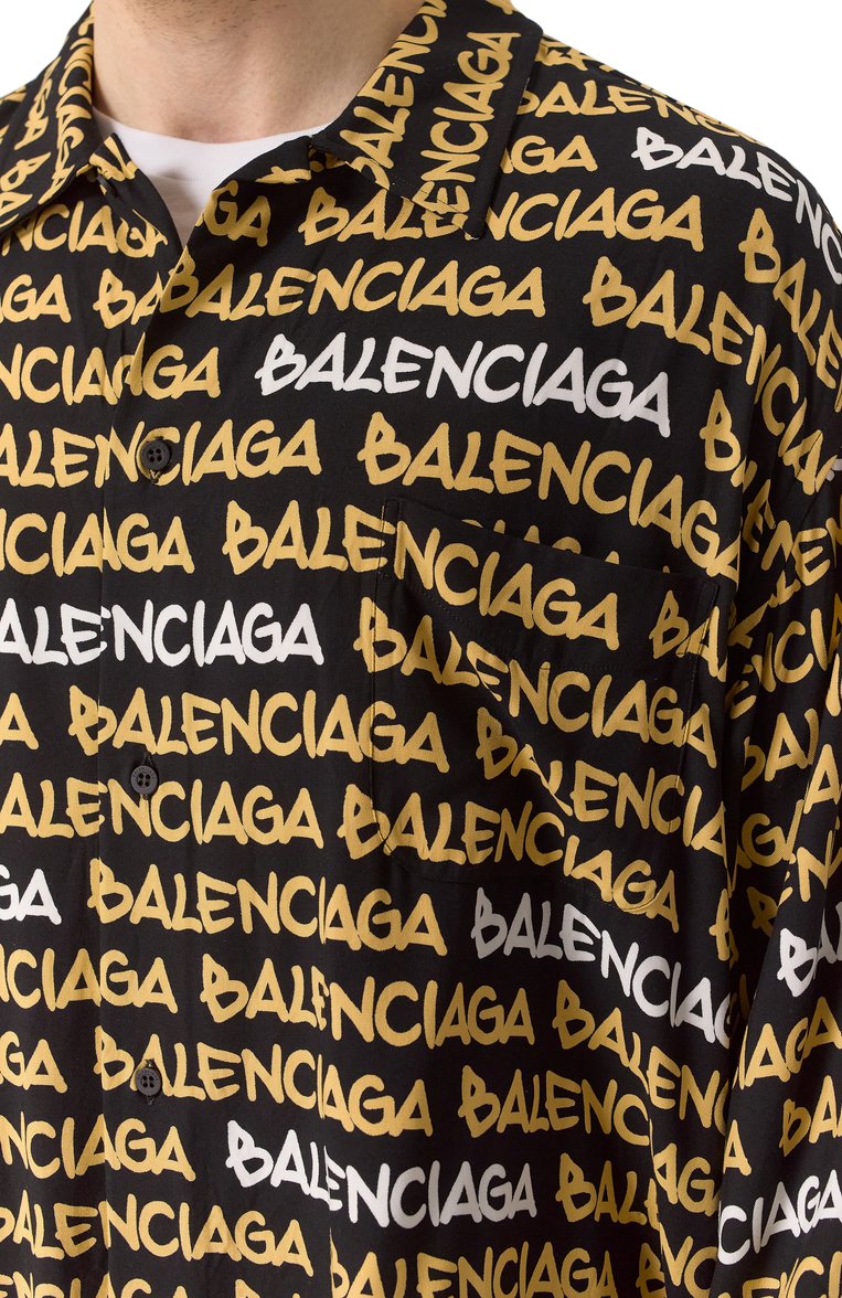 Рубашка из вискозы BALENCIAGA, арт. 681812/TRLJ3, фото 1